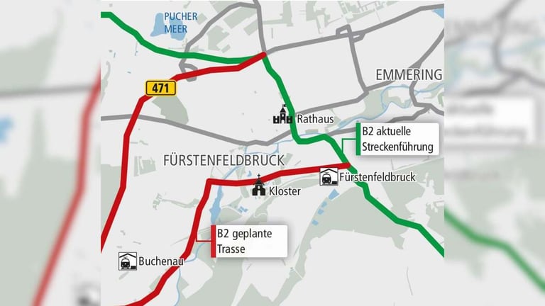 Fürstenfeldbruck Votes on B2 Highway Route Amidst Amperbrücke Debate and Citizen Concerns