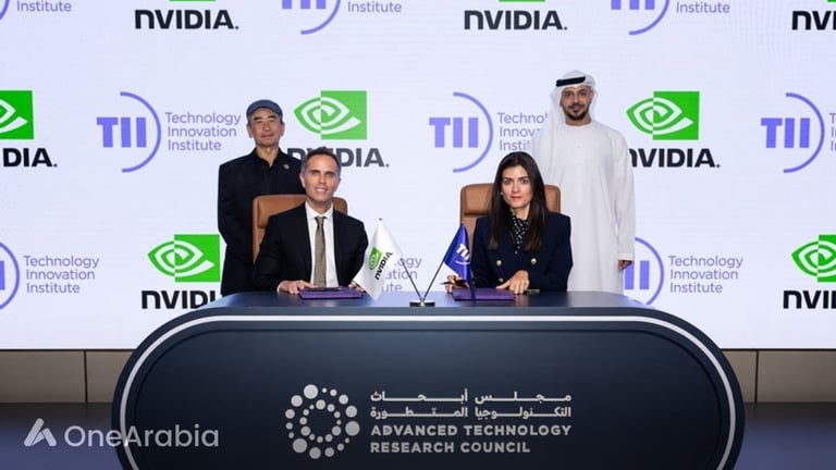 Nvidia Partners with Abu Dhabi's TII for Pioneering AI Lab, Expands Middle East Tech Influence
