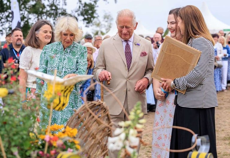 King and Queen Grace RHS Sandringham Flower Show Amid Fee Controversy, Celebrate Norfolk Horticulture
