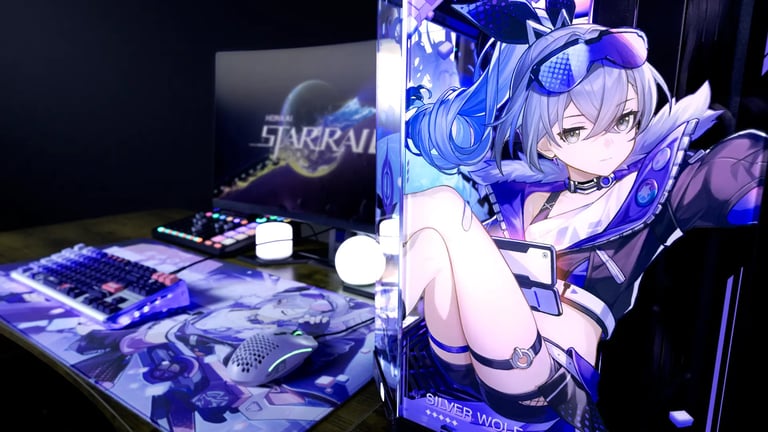 HYTE Launches Stunning Silver Wolf PC Collection Inspired by Honkai: Star Rail