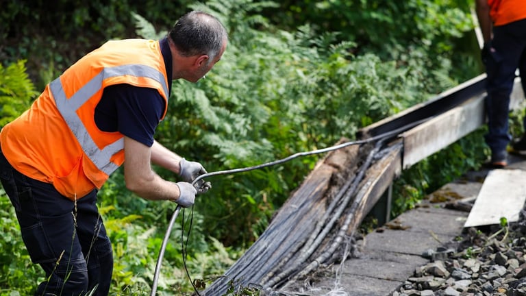 Sabotage Suspected as Fire Halts Key Deutsche Bahn Line, Delays Thousands