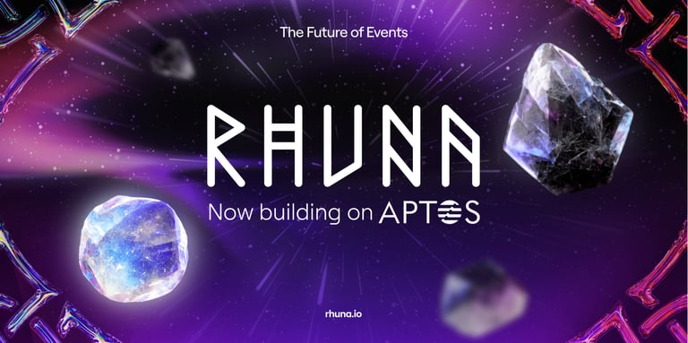 Rhuna Partners with Aptos to Revolutionize Event Management with Blockchain-Powered AI