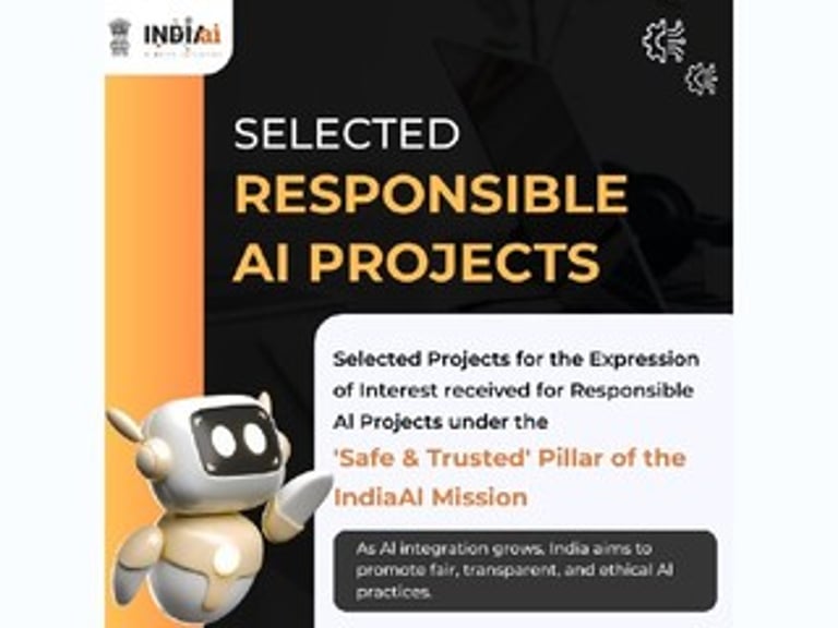 IndiaAI Mission Selects 8 Projects to Lead Ethical AI Development in India