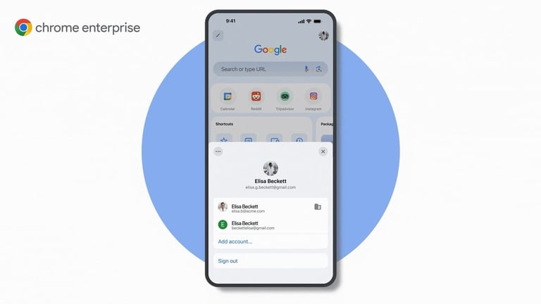Google Chrome for iOS Introduces Seamless Account Switching and Enhanced Security for BYOD Users