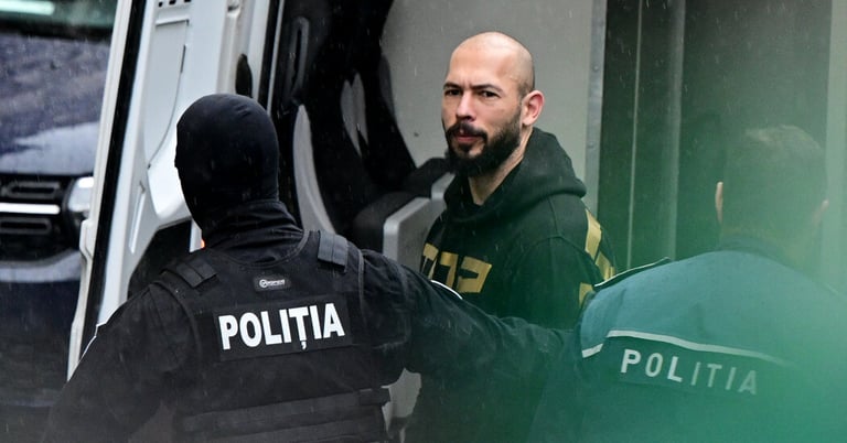 Tate Brothers Detained in Romania, Face Extradition and Asset Seizure