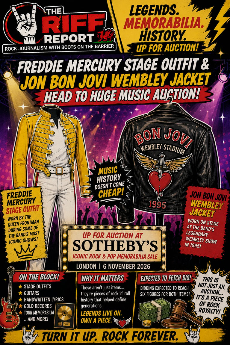 £3 Million Music Memorabilia Auction: Iconic Items from Michael Jackson to Oasis Up for Grabs