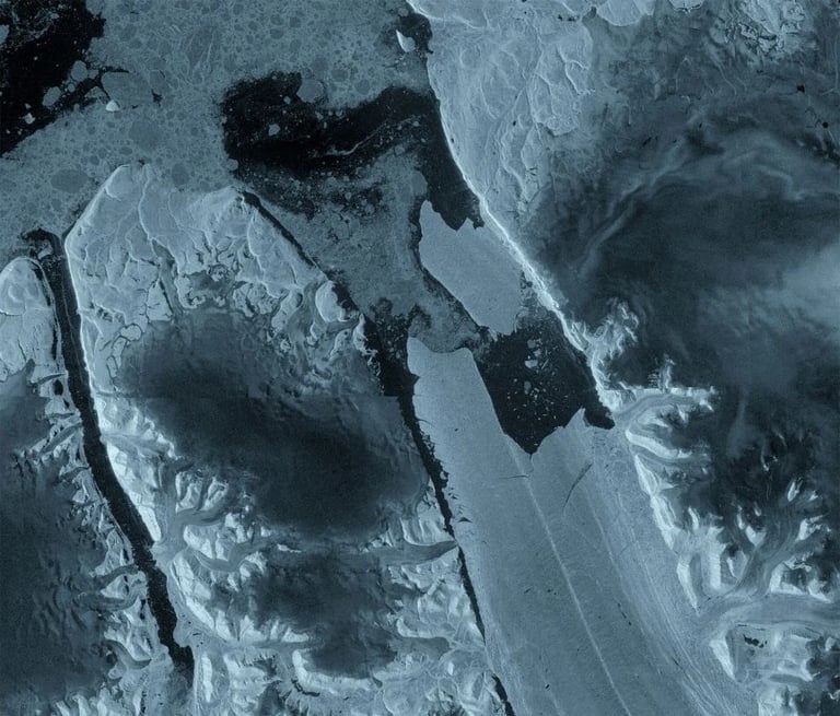 Massive Ice Island Breaks Off Greenland's Petermann Glacier, Largest Calving Since 2020