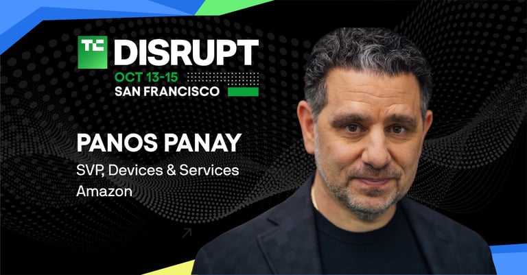 Amazon's Panos Panay to Reveal Future of AI Hardware at TechCrunch Disrupt 2026