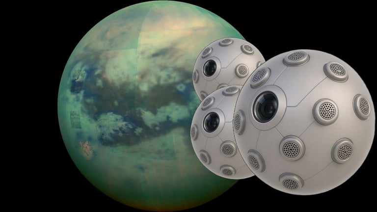 NASA Backs SPARK Project to Explore Titan's Caves with Autonomous Flying Vehicles