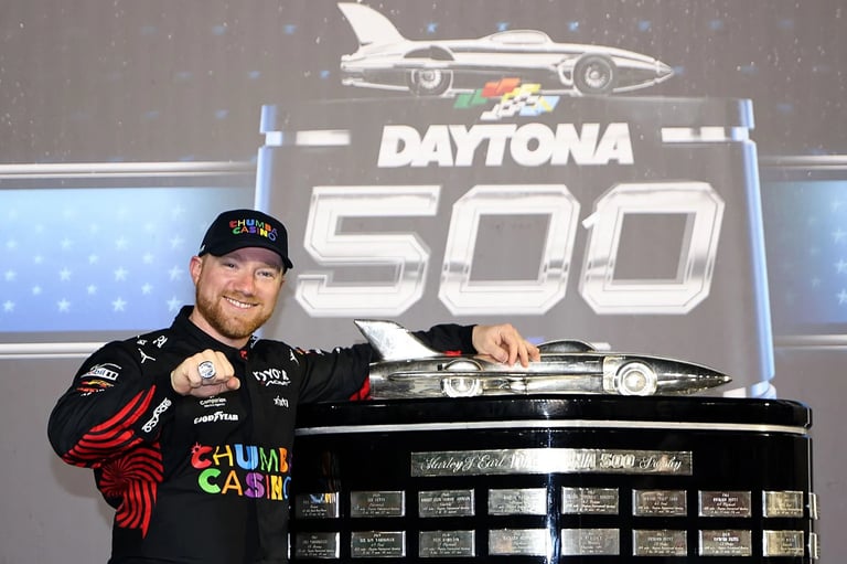 Tyler Reddick Triumphs at Daytona 500 Amid 23XI Racing's Legal Battles; Michael Jordan Silent on Video Controversy