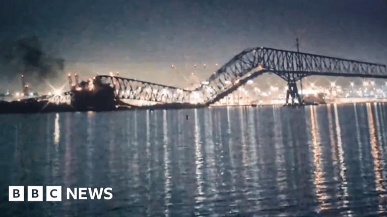 Cargo Ship Crash Causes Bridge Collapse in Baltimore: Multiple Missing, One Hospitalized