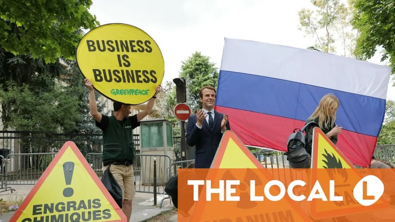 Greenpeace Steals Macron Wax Figure in Daring Protest Against French-Russian Trade