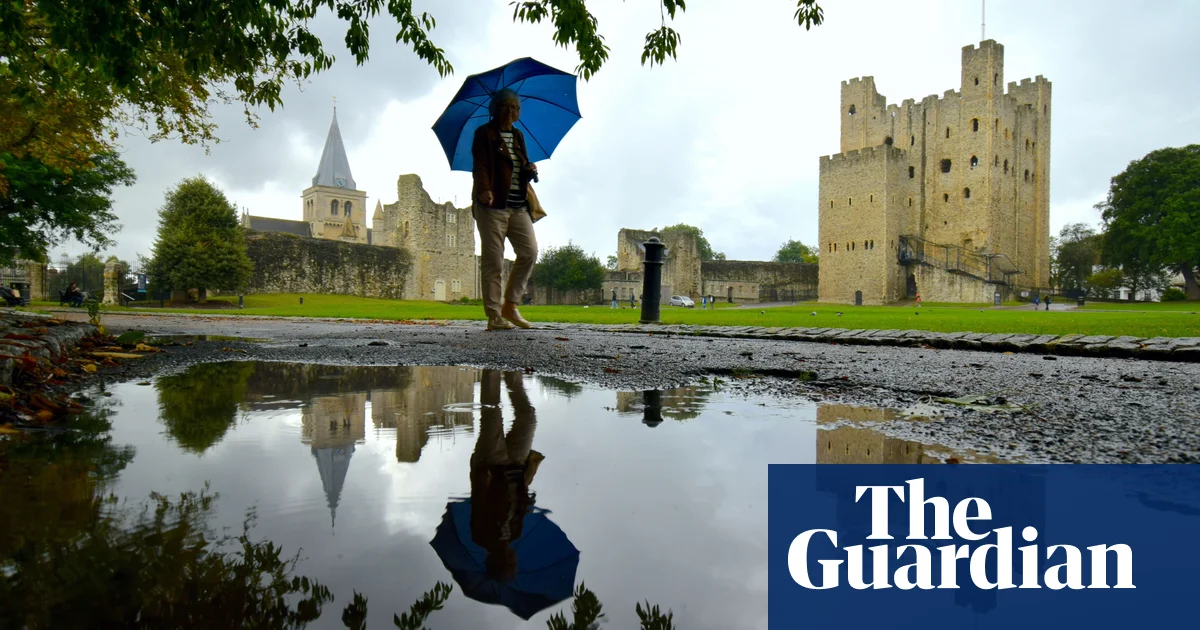 UK weather: Arctic air brings autumn chill and heavy rain