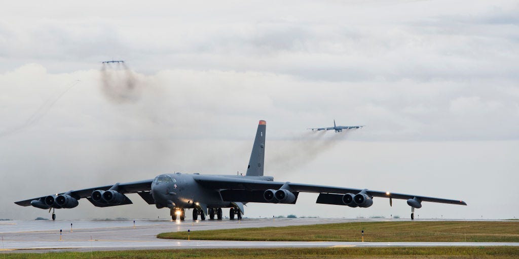 Russia says it scrambled fighter jets to intercept 2 US B-52H Stratofortress bombers approaching the Russian border     