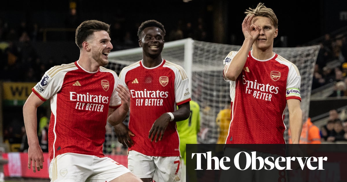 Arsenal return to top spot after Trossard and Ødegaard see off Wolves