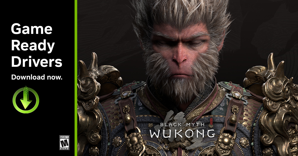 Black Myth: Wukong & Star Wars™ Outlaws GeForce Game Ready Driver Released