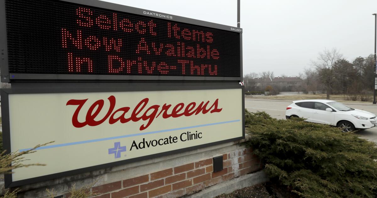 Walgreens woes continue amid plans to shutter more stores - Los Angeles Times