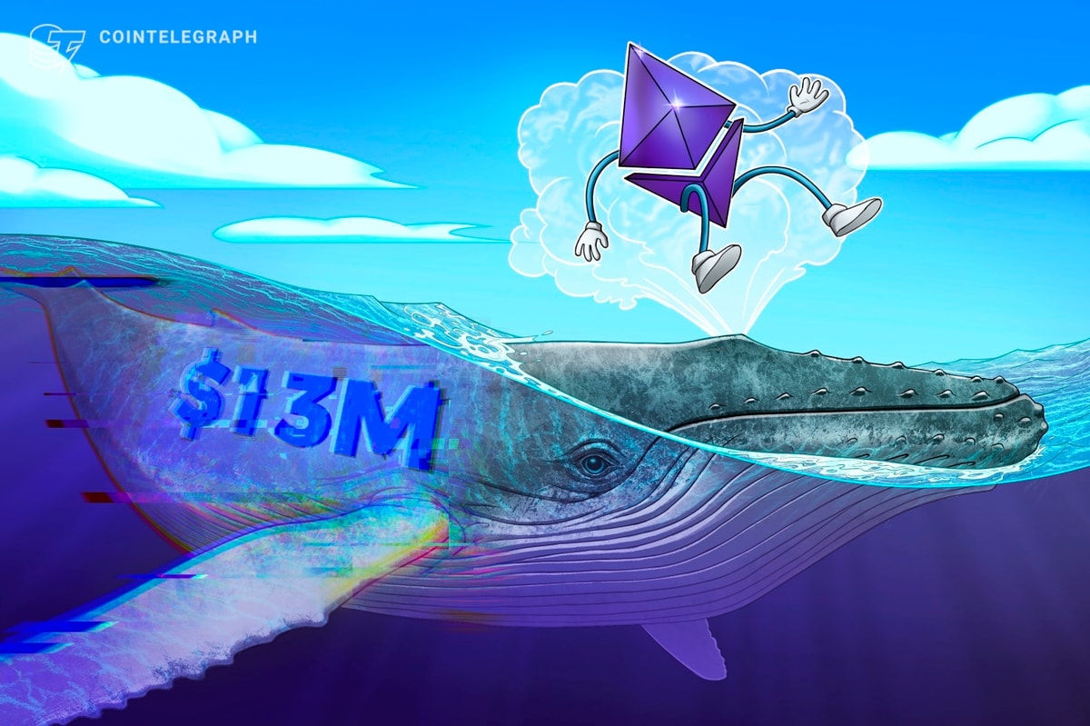 Ether whale buys nearly $13M ETH, but ETH still needs to reclaim $2.7K for the next leg up