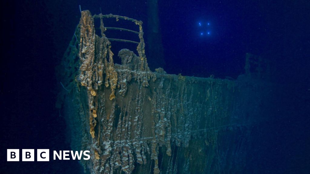 Titanic: Striking images reveal depths of ship's slow decay