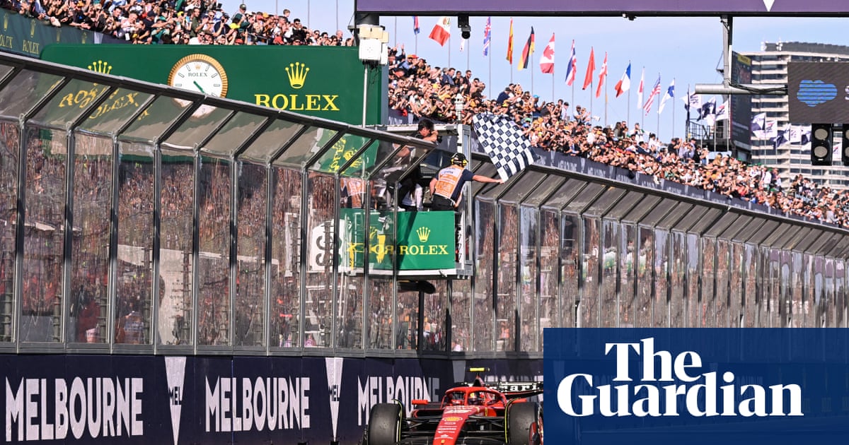 Carlos Sainz wins Australian F1 Grand Prix in one-two finish for Ferrari