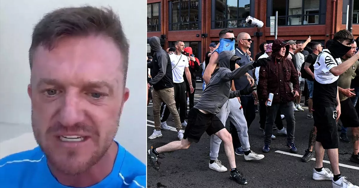 Tommy Robinson praises far-right thugs after fleeing abroad to mystery location