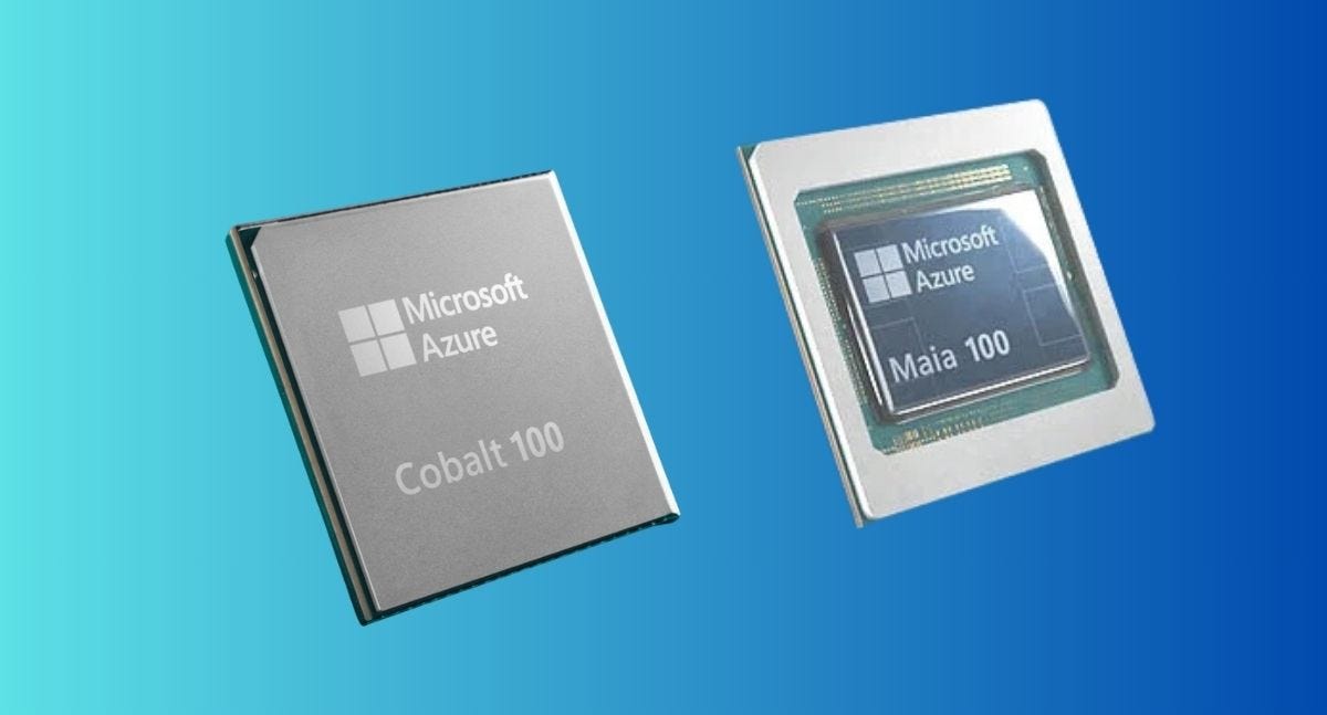 Microsoft reveals Cobalt 100 processors and AMD AI chips