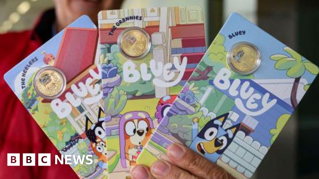 Bluey coins worth $400,000 stolen by worker, say Australia police