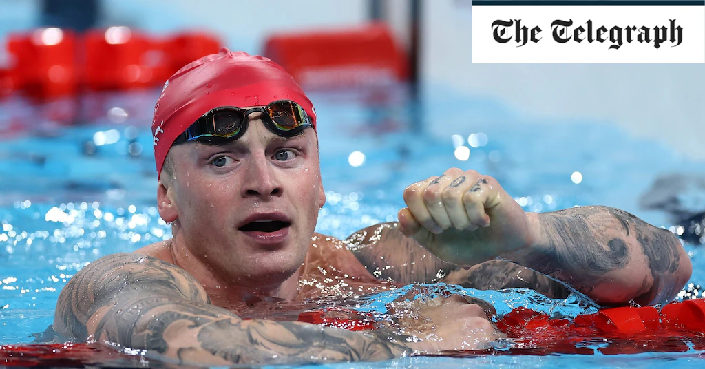 Adam Peaty says worms are in Olympic athletes' village food