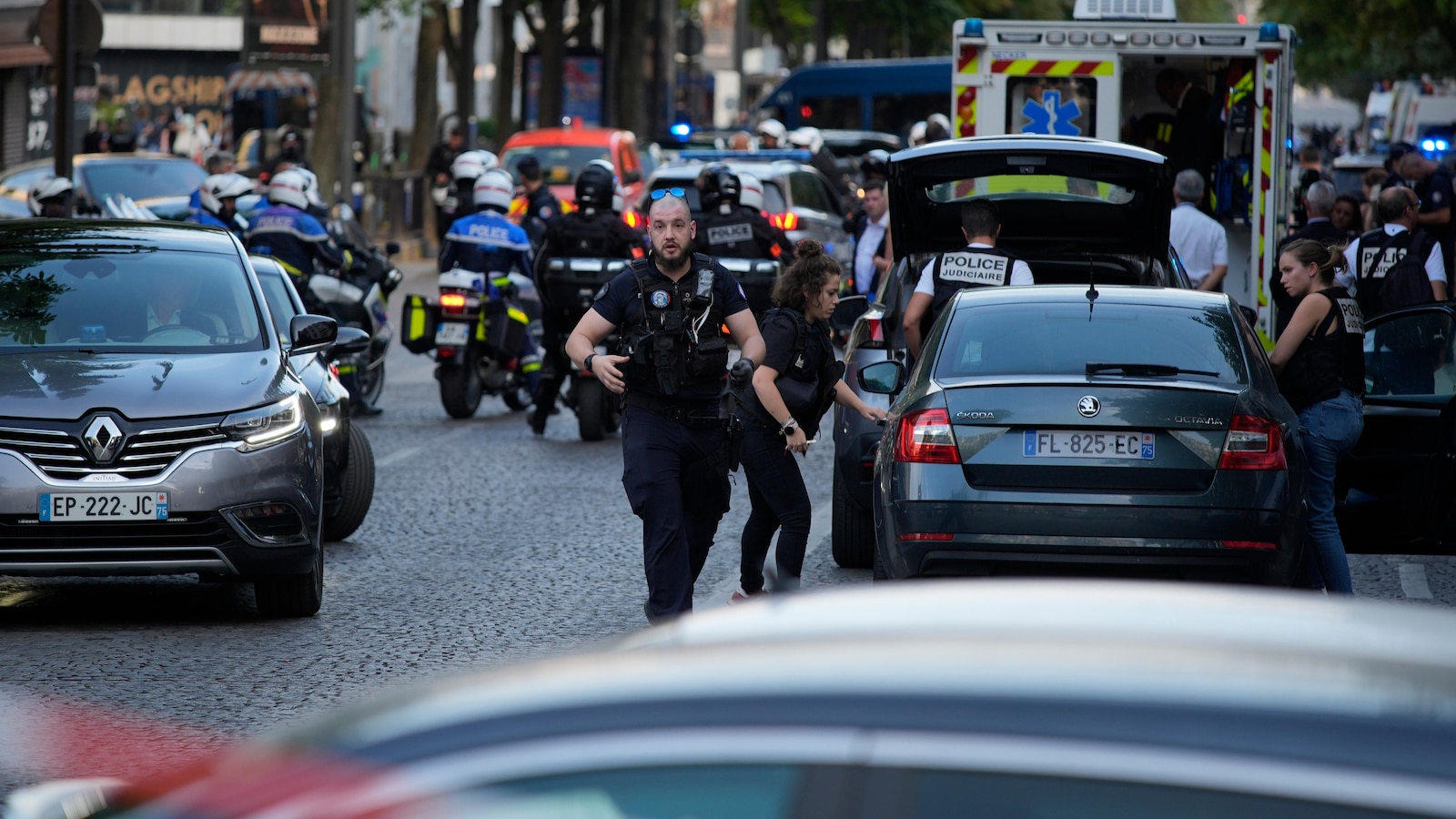 Police officer wounded in Paris knife attack, France's interior minister says