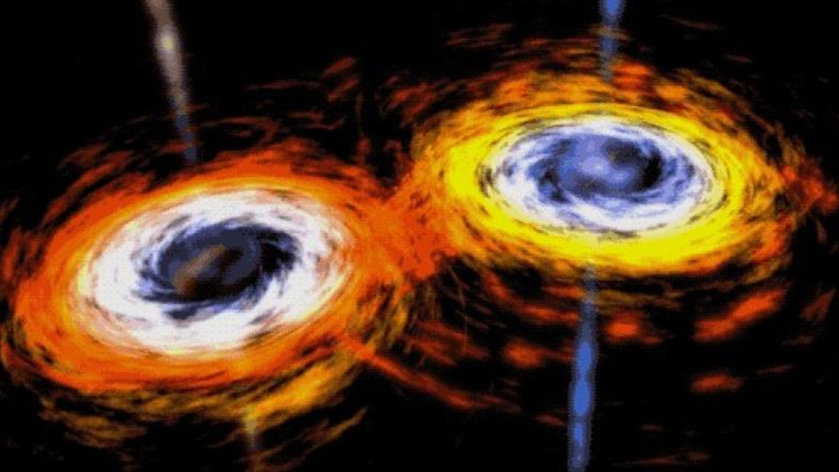 Small black holes could play 'hide-and-seek' with elusive supermassive black hole pairs