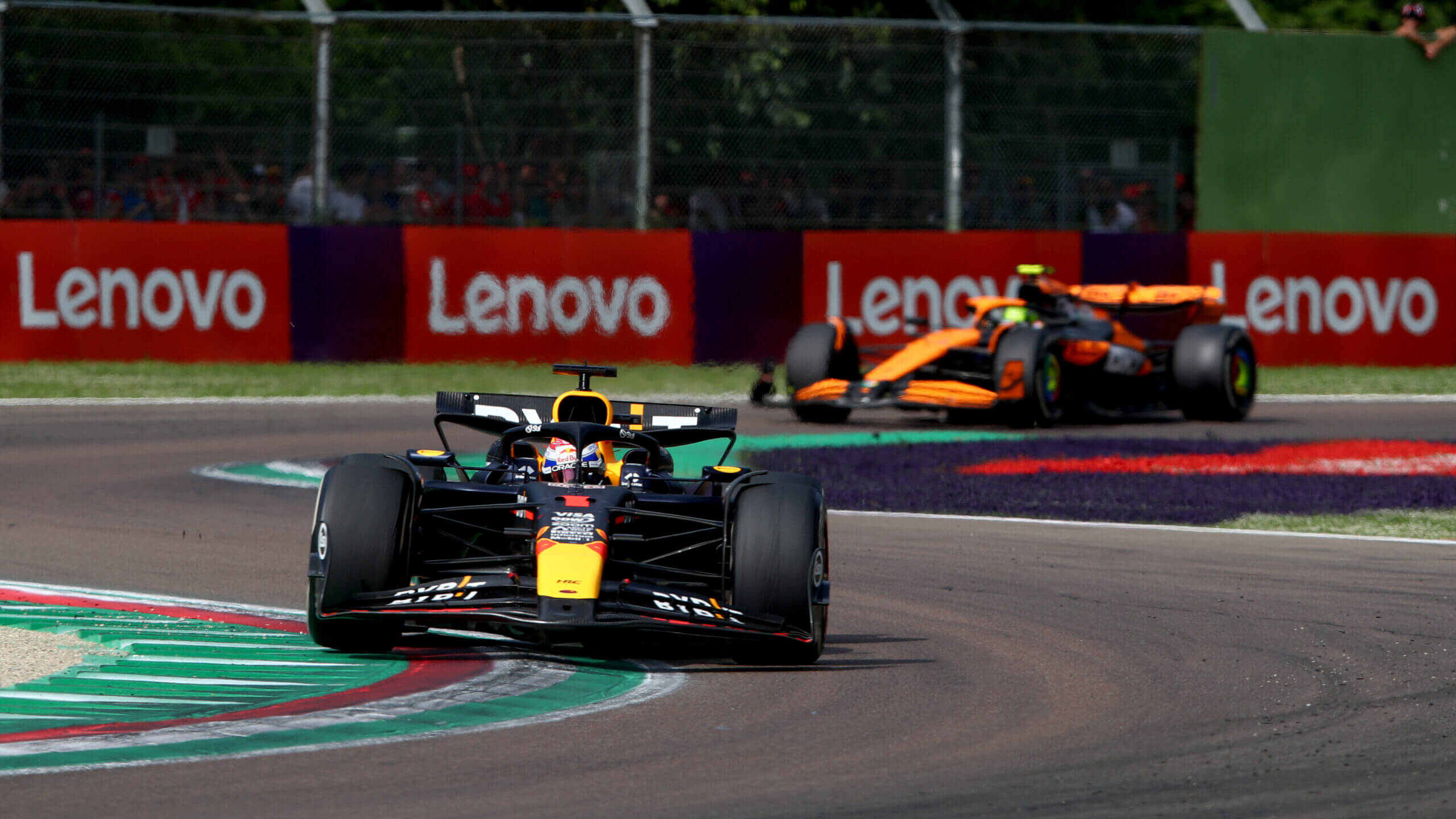 Lando Norris’ charge on Max Verstappen at Imola gives F1 a taste of a fight it craves