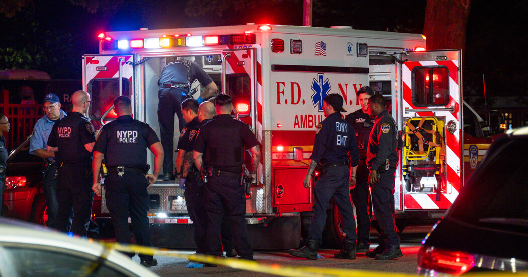 Two N.Y.P.D. Officers Shot Overnight in Queens