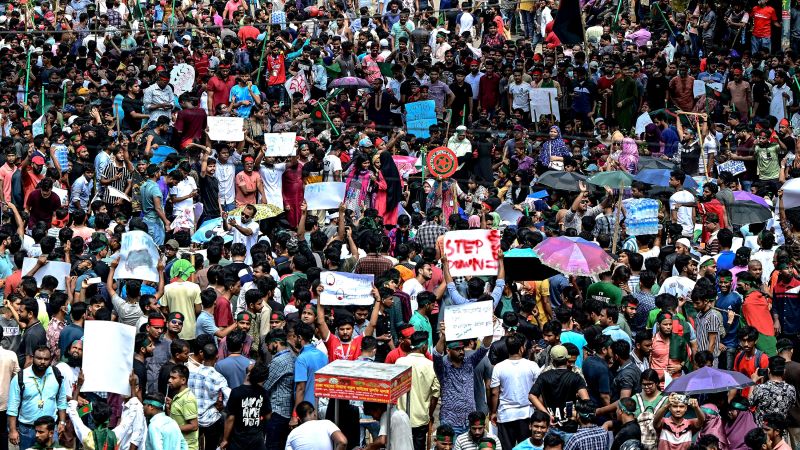 At least 27 killed in Bangladesh as protesters, police and pro-government activists clash