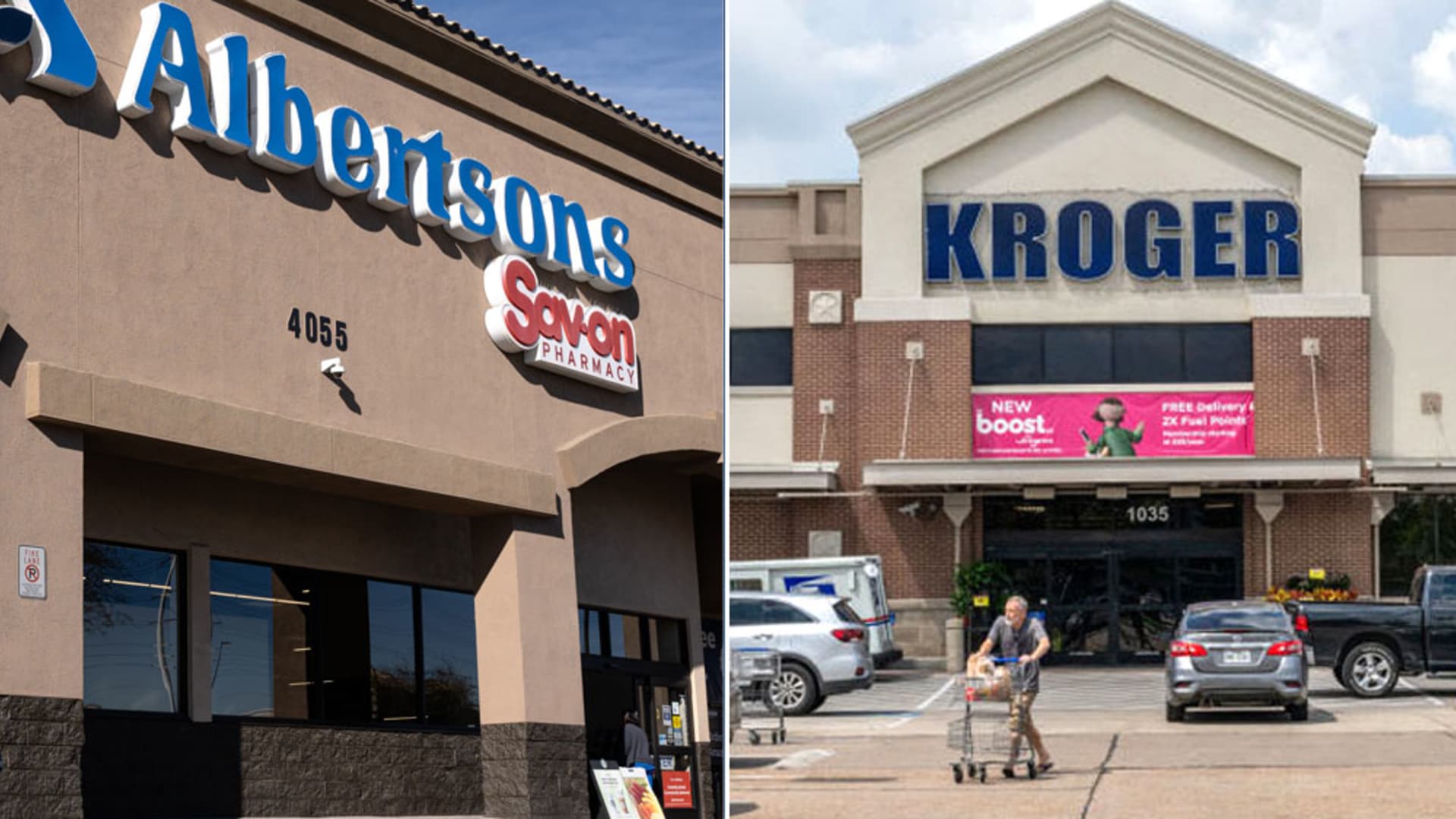 FTC sues to block Kroger, Albertsons merger, arguing deal would raise grocery prices and hurt workers