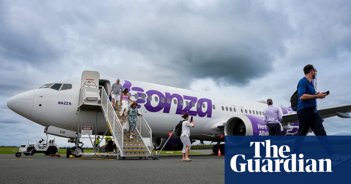 Bonza cancels all flights across Australia as owners consider airline’s ‘ongoing viability’