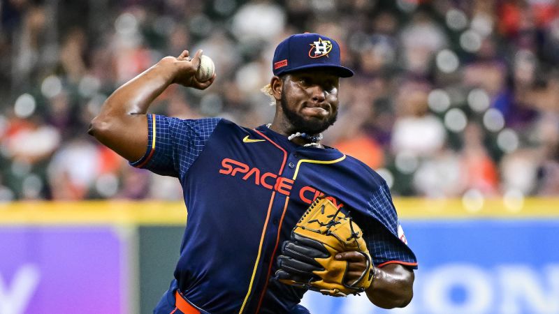 Houston Astros pitcher Ronel Blanco throws first no-hitter of MLB season