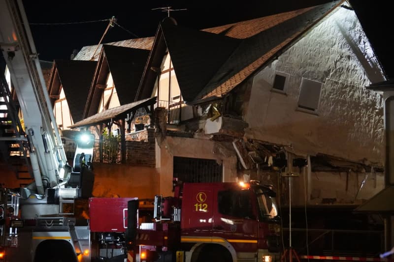 Two dead, one person still trapped after hotel collapses in Germany