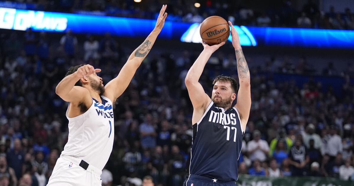 Luka Doncic and Mavericks take 3-0 series lead over Timberwolves - Los Angeles Times