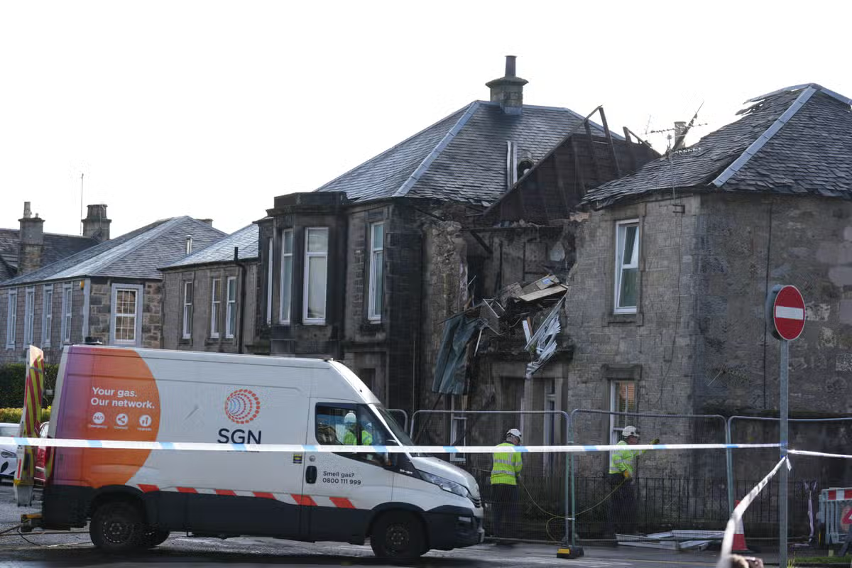 Explosion that left man dead and three injured in Alloa ‘deafening’