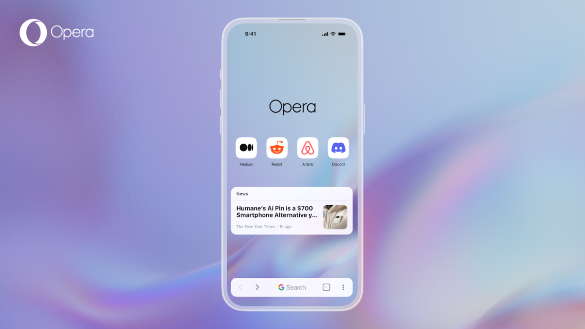 Opera is releasing its redesigned browser on iOS | TechCrunch