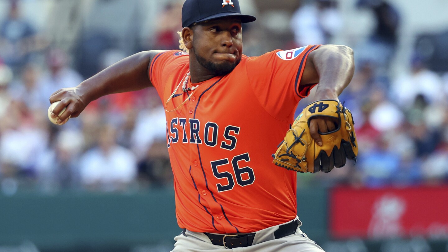 Blanco follows no-hitter with six 1-hit innings as Astros beat Rangers 3-1