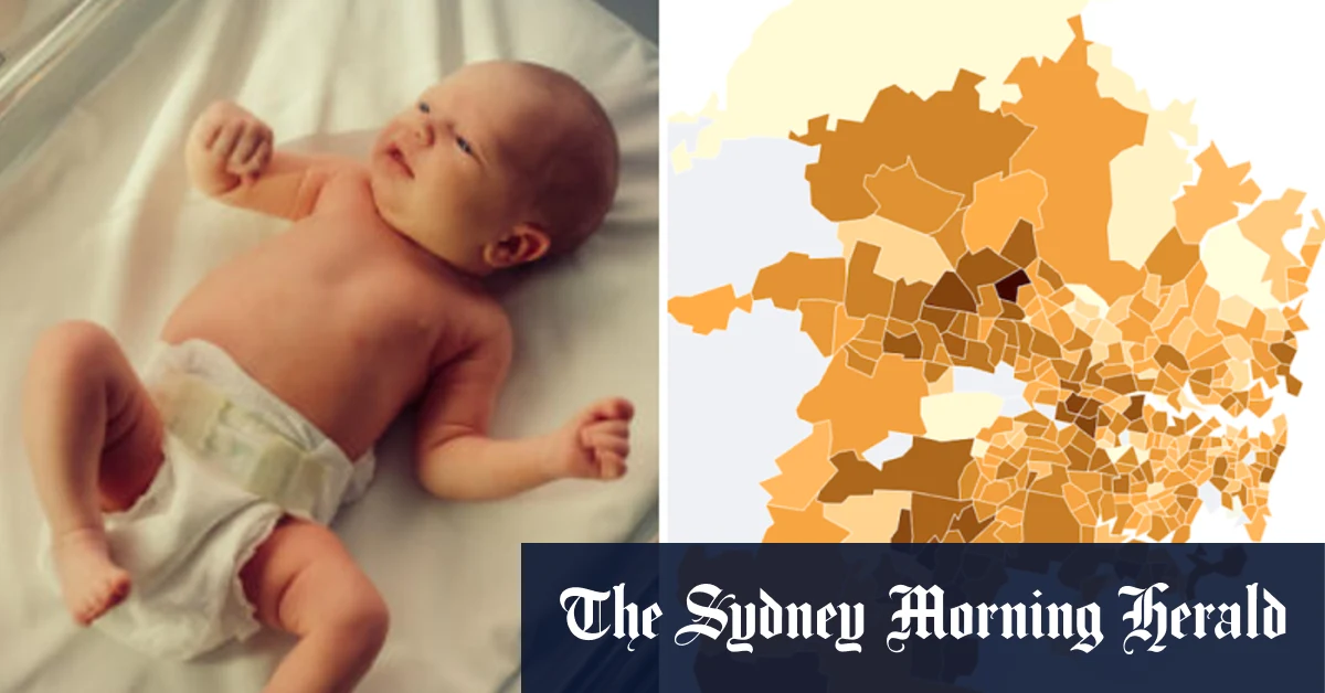 Sydney’s ‘baby recession’: Where births have plunged most