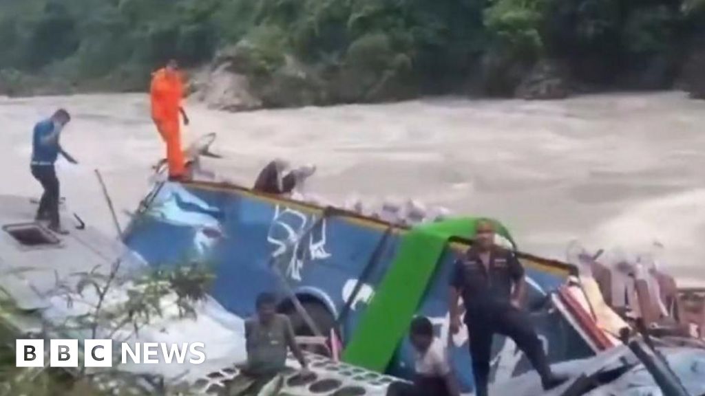 Nepal bus accident: Fourteen dead after Indian vehicle falls into river