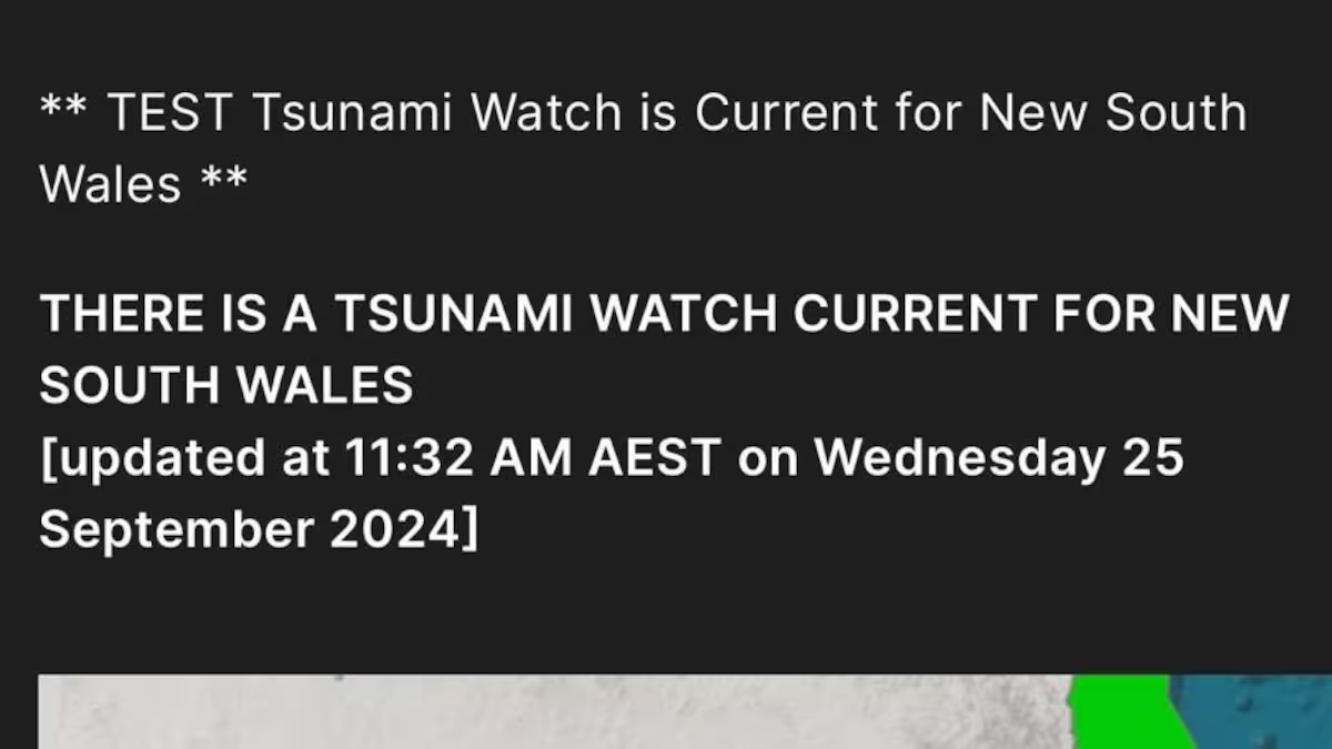 Australian Bureau of Meteorology ‘tsunami warning’ test sparks mass confusion