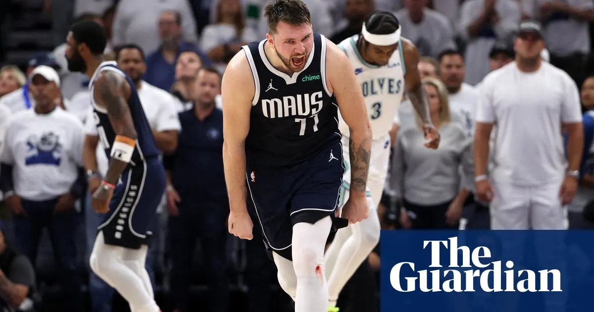 Dončić closes strong as Mavericks steal Game 1 of West finals from Wolves