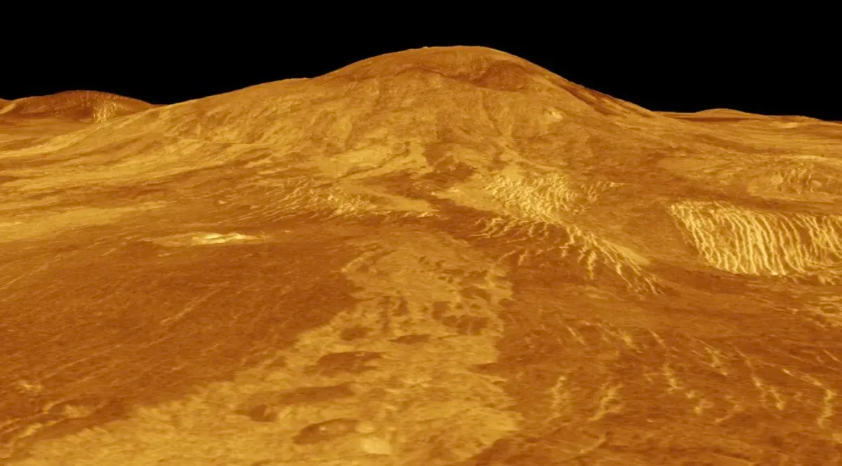Radar detects fresh lava flows on Venus, indicating active volcanoes