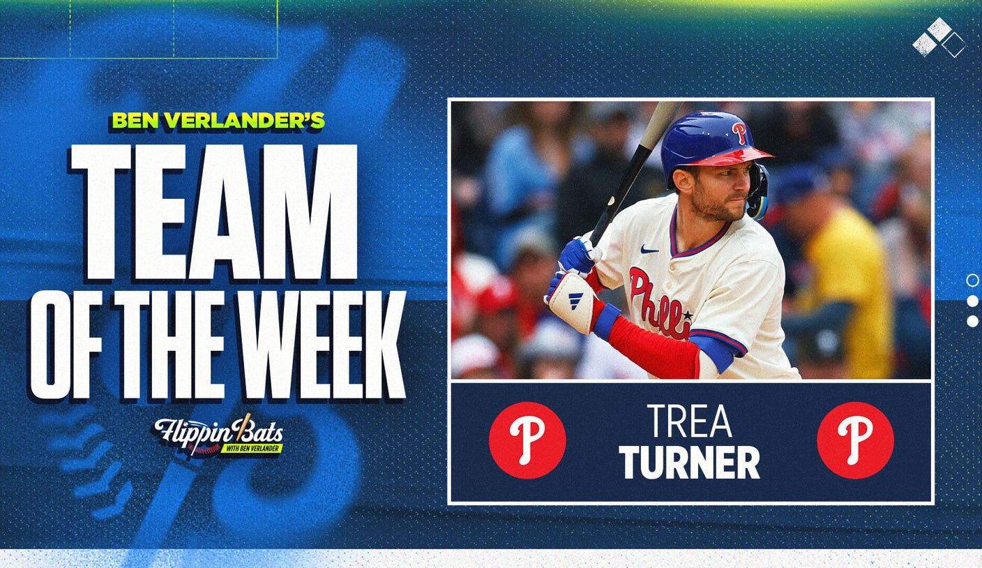Trea Turner, Juan Soto headline Ben Verlander's Team of the Week