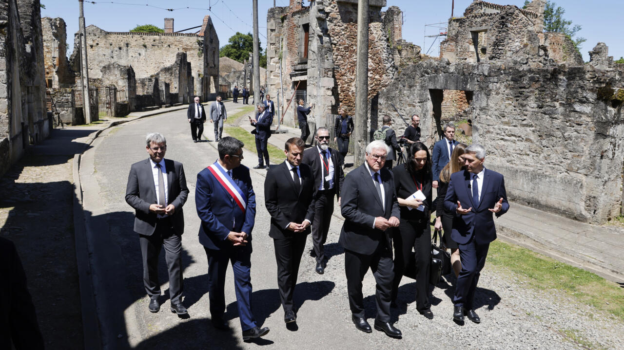 French, German Presidents mark 80th anniversary of martyred village