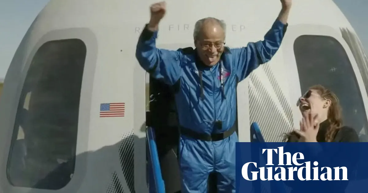 First Black astronaut candidate, now 90, reaches space in Blue Origin flight