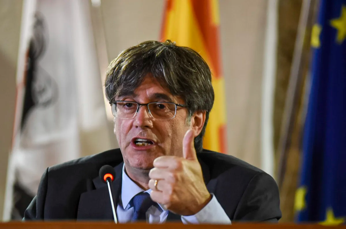 Fugitive ex-Catalan leader plans return to Spain despite threat of arrest over failed secession bid